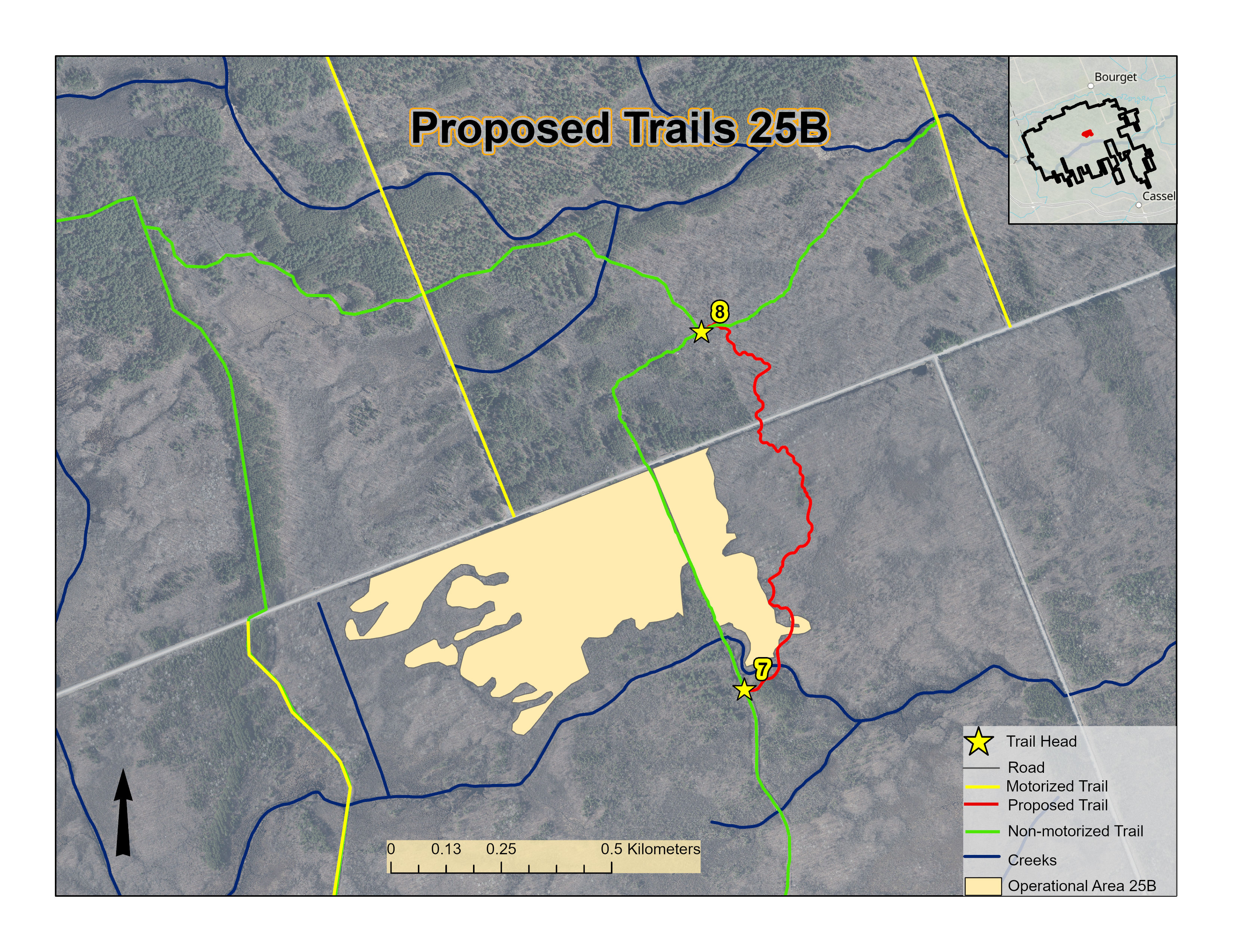 Proposed Trails 25B Map